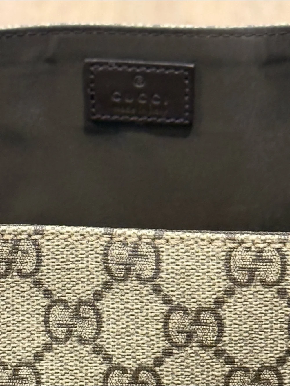 Gucci Beige and Brown GG Canvas Baby Bag